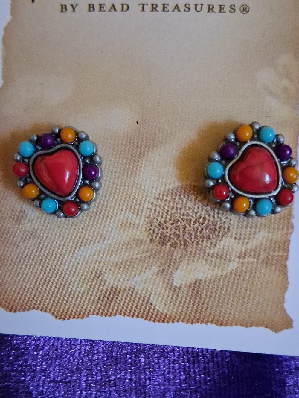Poetic Spirit Heart Earrings